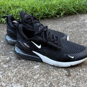Nike Air Max 270 Black and White Men's Athletic Shoes